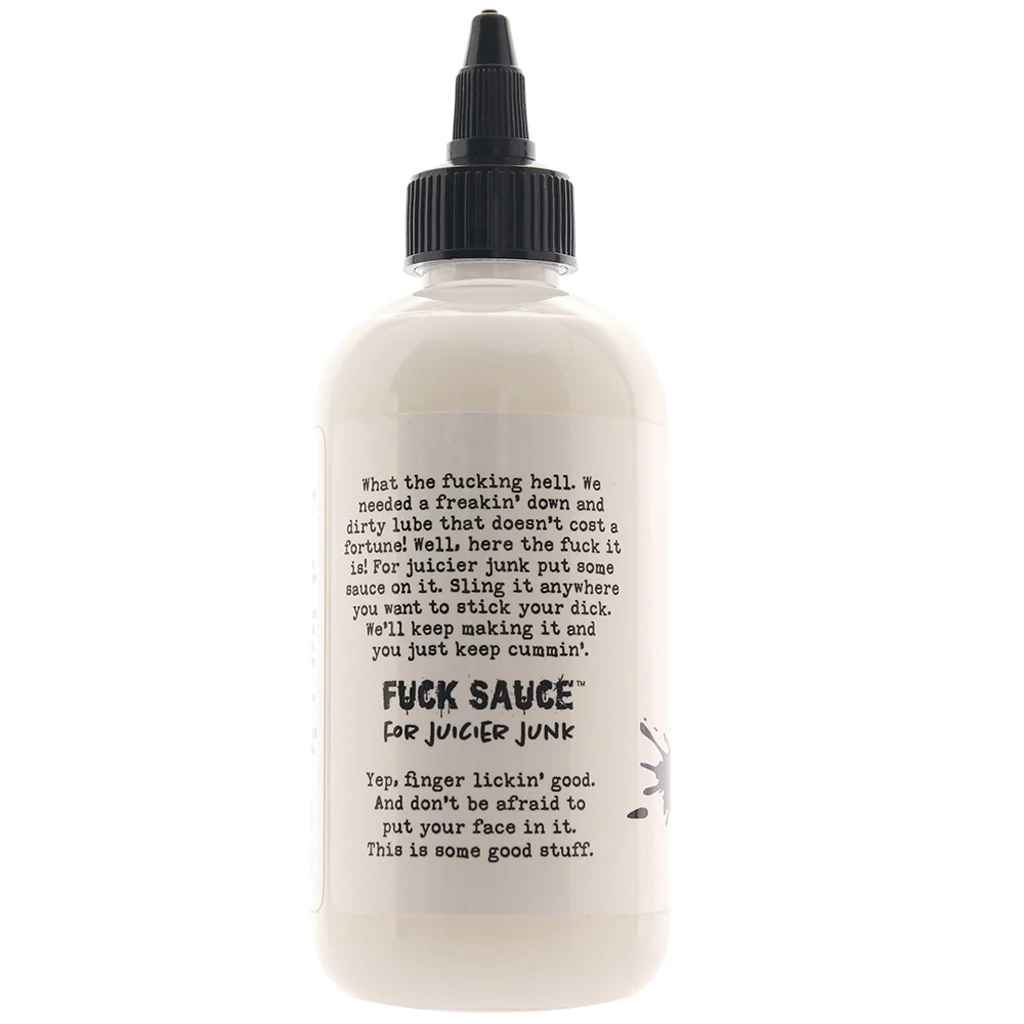 F**k Sauce Cum Scented Lube in 8oz - Image 3