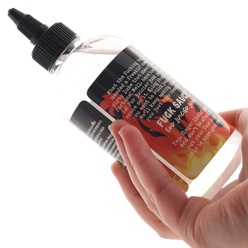 F**k Sauce Hot Warming Cinnamon Lube in 8oz - Image 3