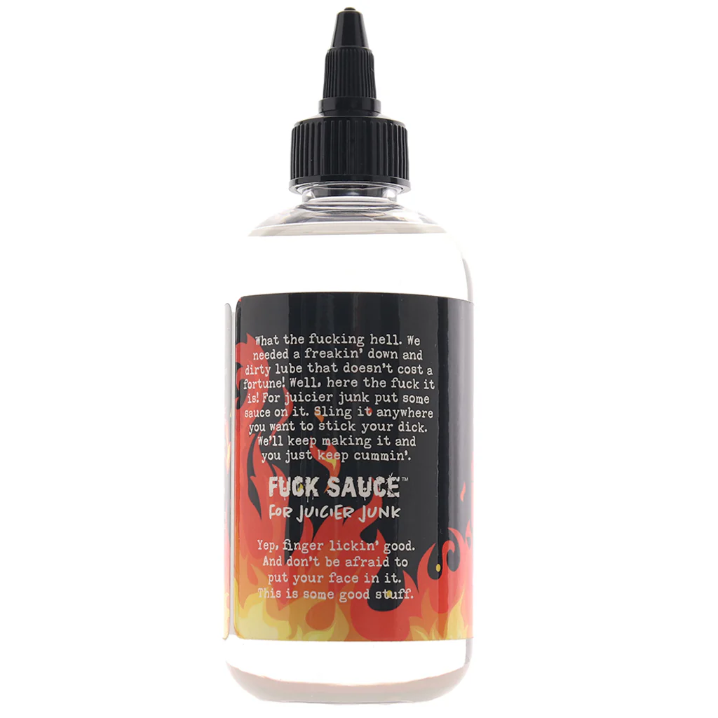 F**k Sauce Hot Warming Cinnamon Lube in 8oz - Image 6