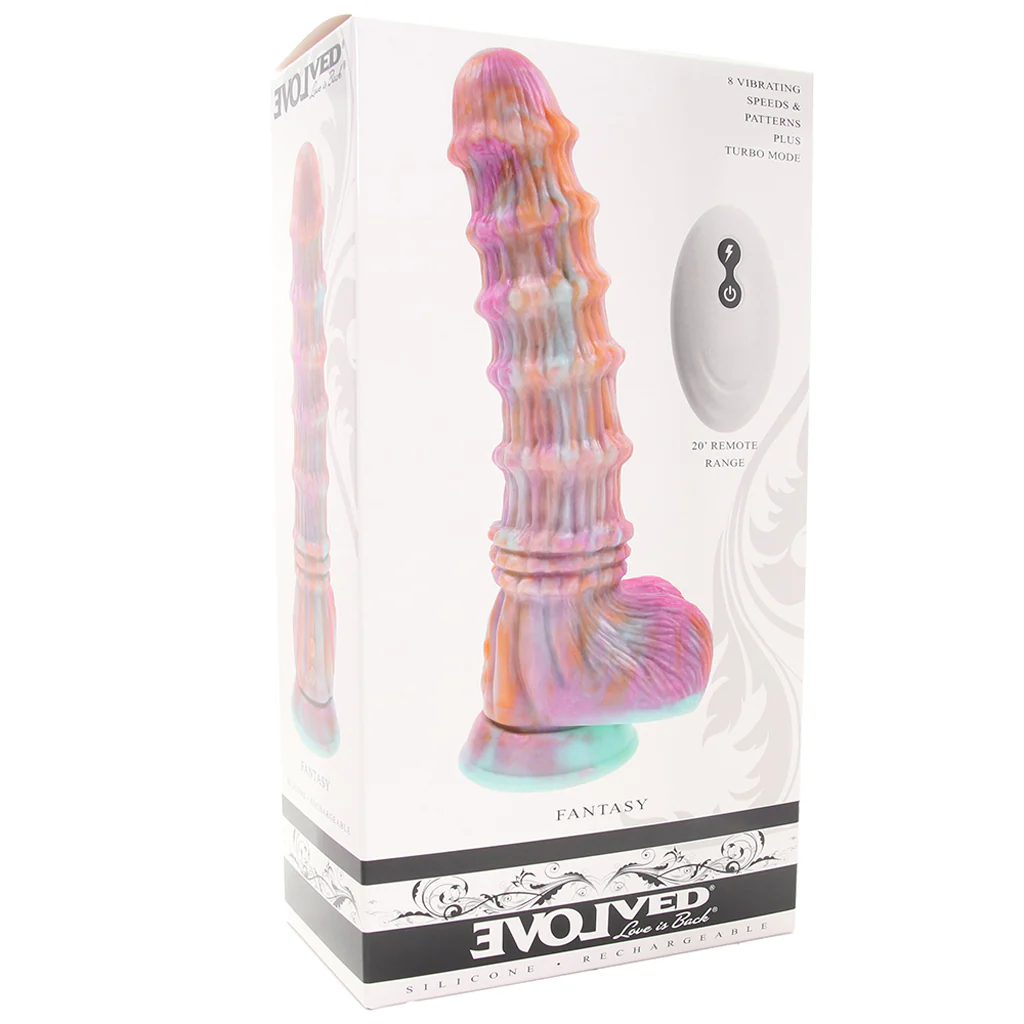 Fantasy 8 Inch Remote Silicone Vibe - Image 6