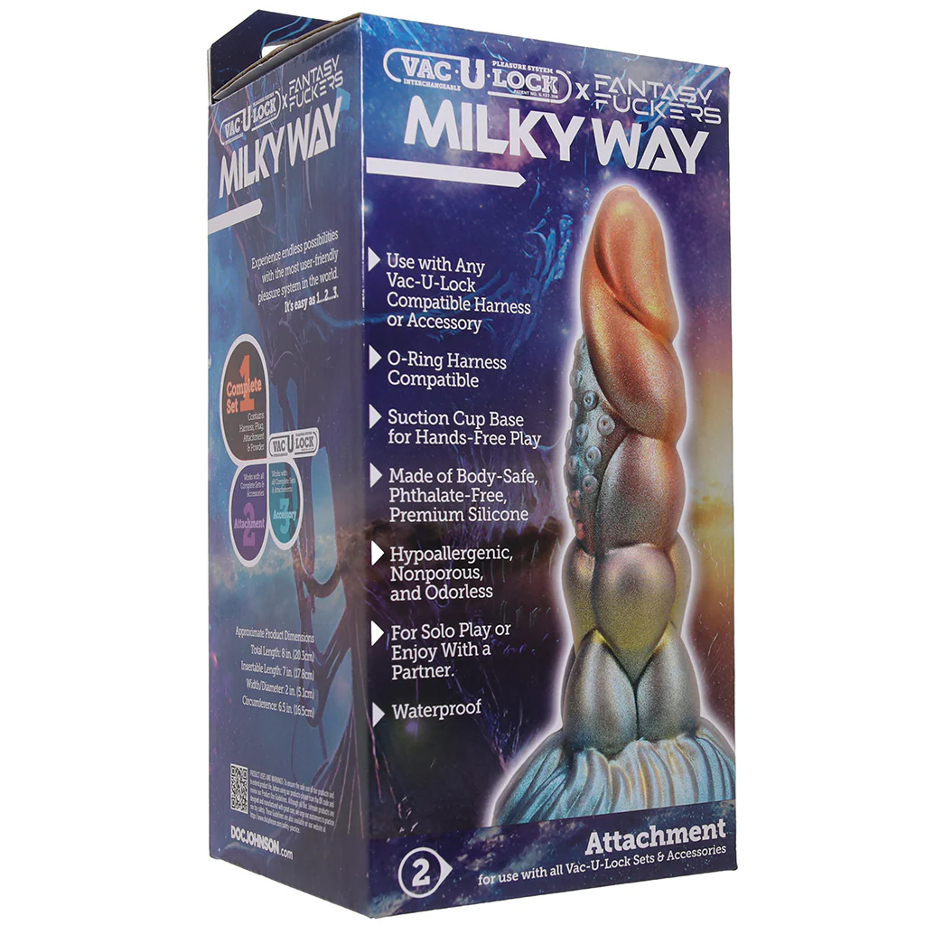 Fantasy F*ckers Milky Way Vac-U-Lock Dildo - Image 9