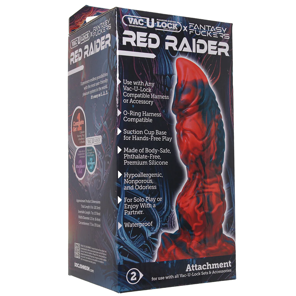 Fantasy F*ckers Red Raider Vac-U-Lock Dildo - Image 9