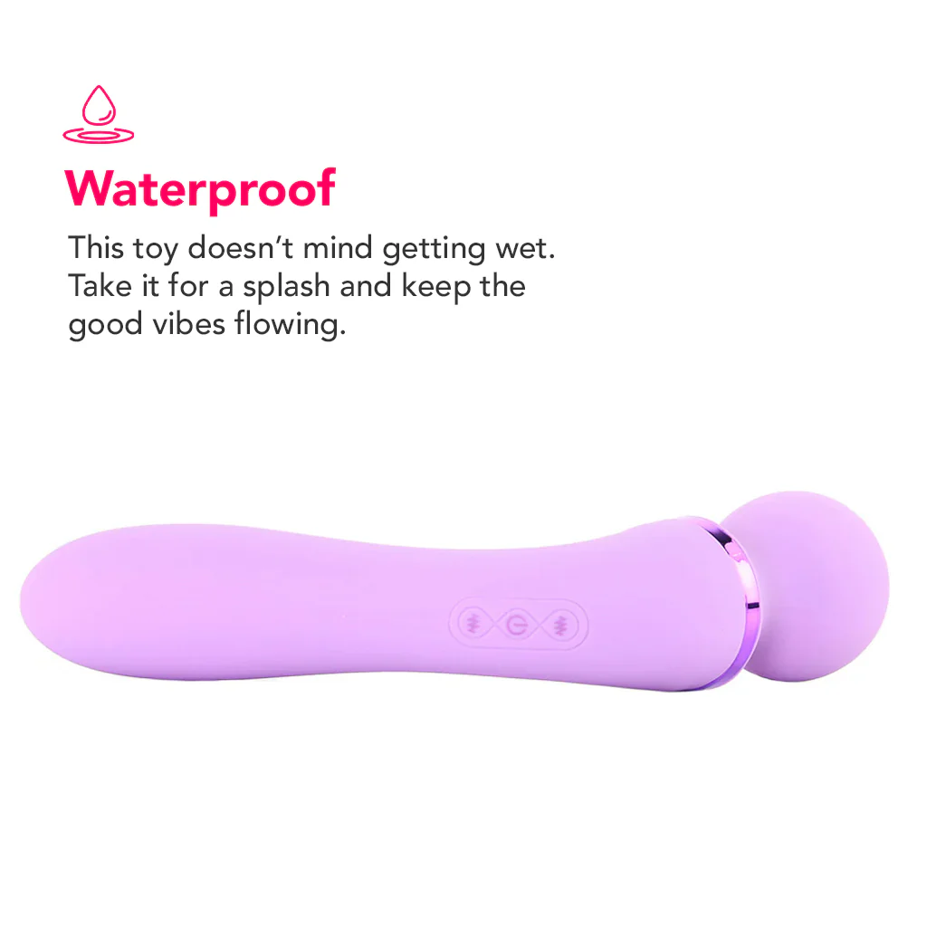 Fantasy For Her Duo Wand Massage-Her in Purple - Image 5