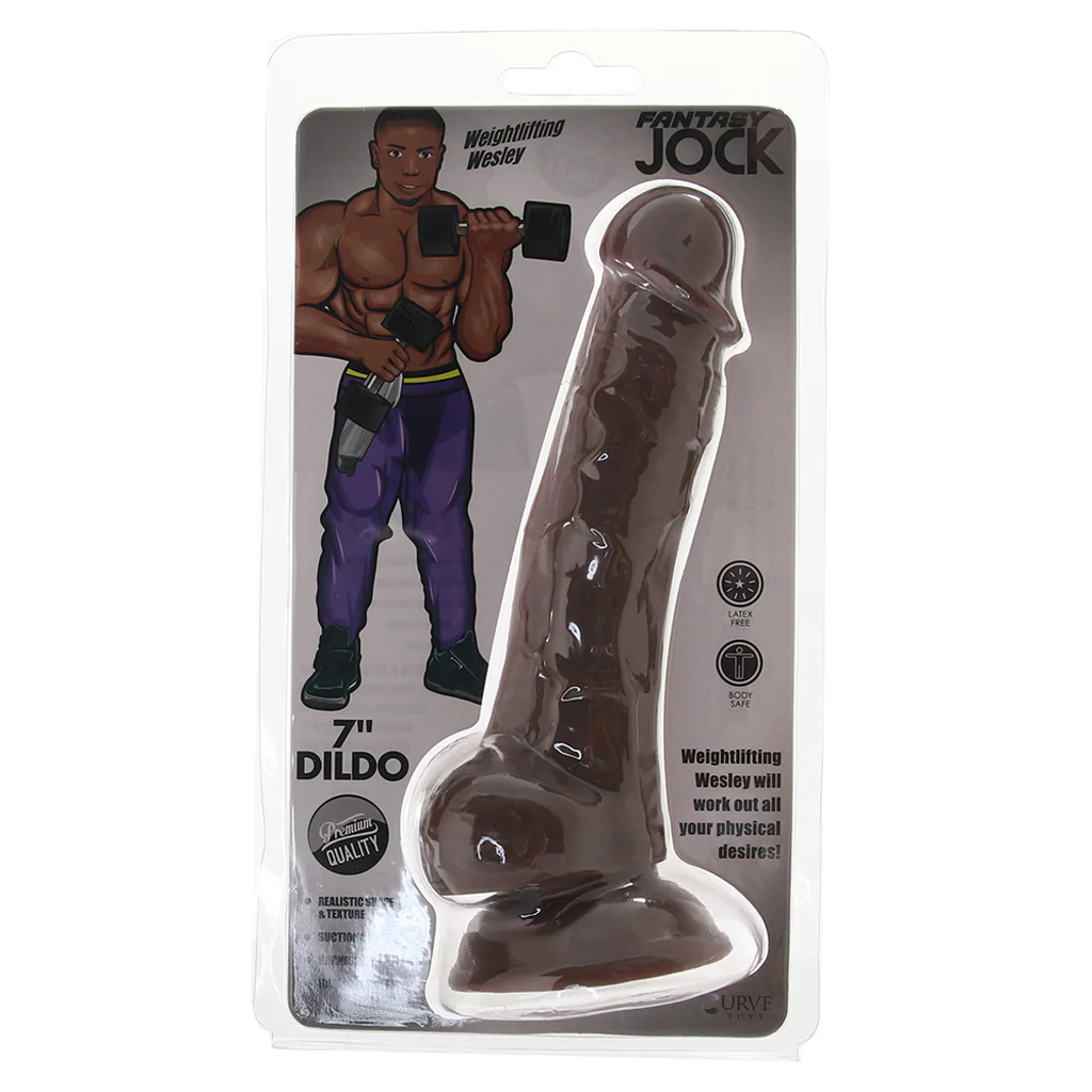 Fantasy Jock Weightlifting Wesley 7 Inch Dildo - Image 6