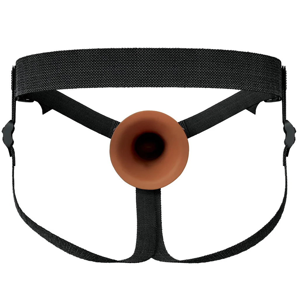Fantasy X-tensions Elite 5 Inch Hollow Strap-On in Brown - Image 5