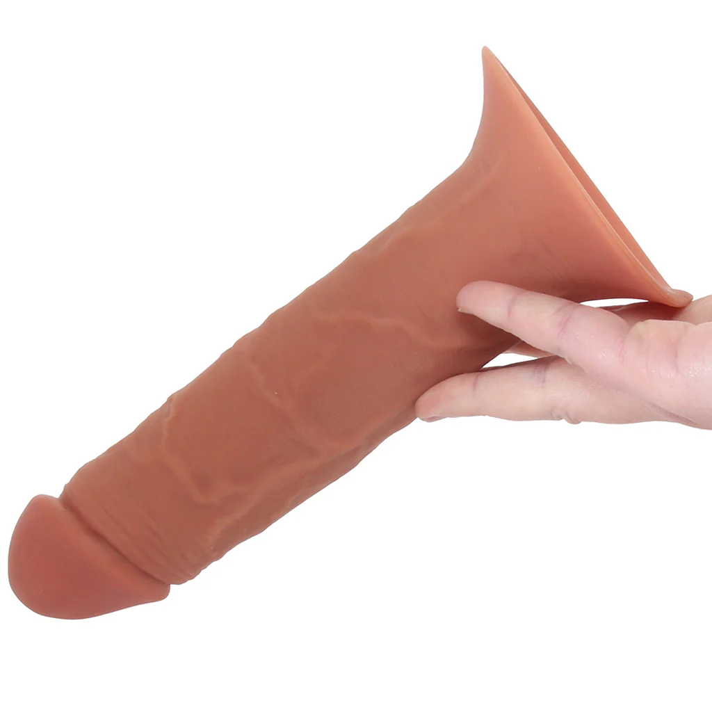 Fantasy X-tensions Elite 8 Inch Hollow Strap-On in Brown - Image 4