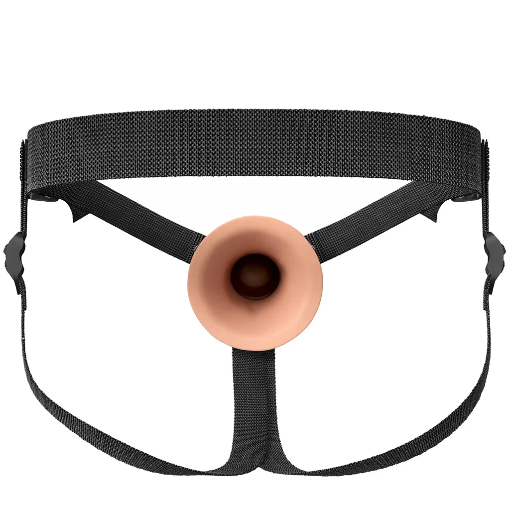 Fantasy X-tensions Elite 9 Inch Hollow Strap-On in Light - Image 5