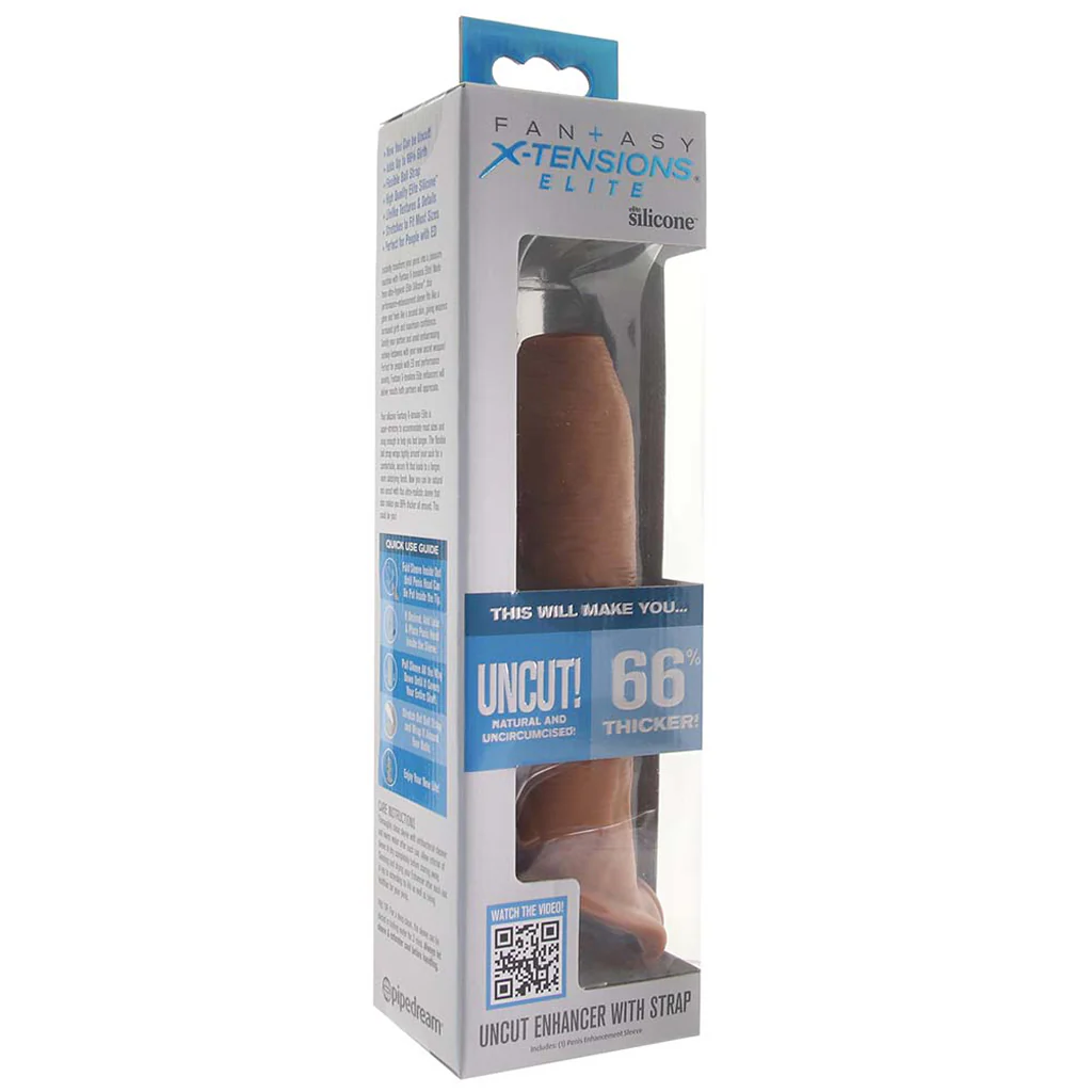 Fantasy X-tensions Elite Uncut Enhancer with Strap in Tan - Image 6