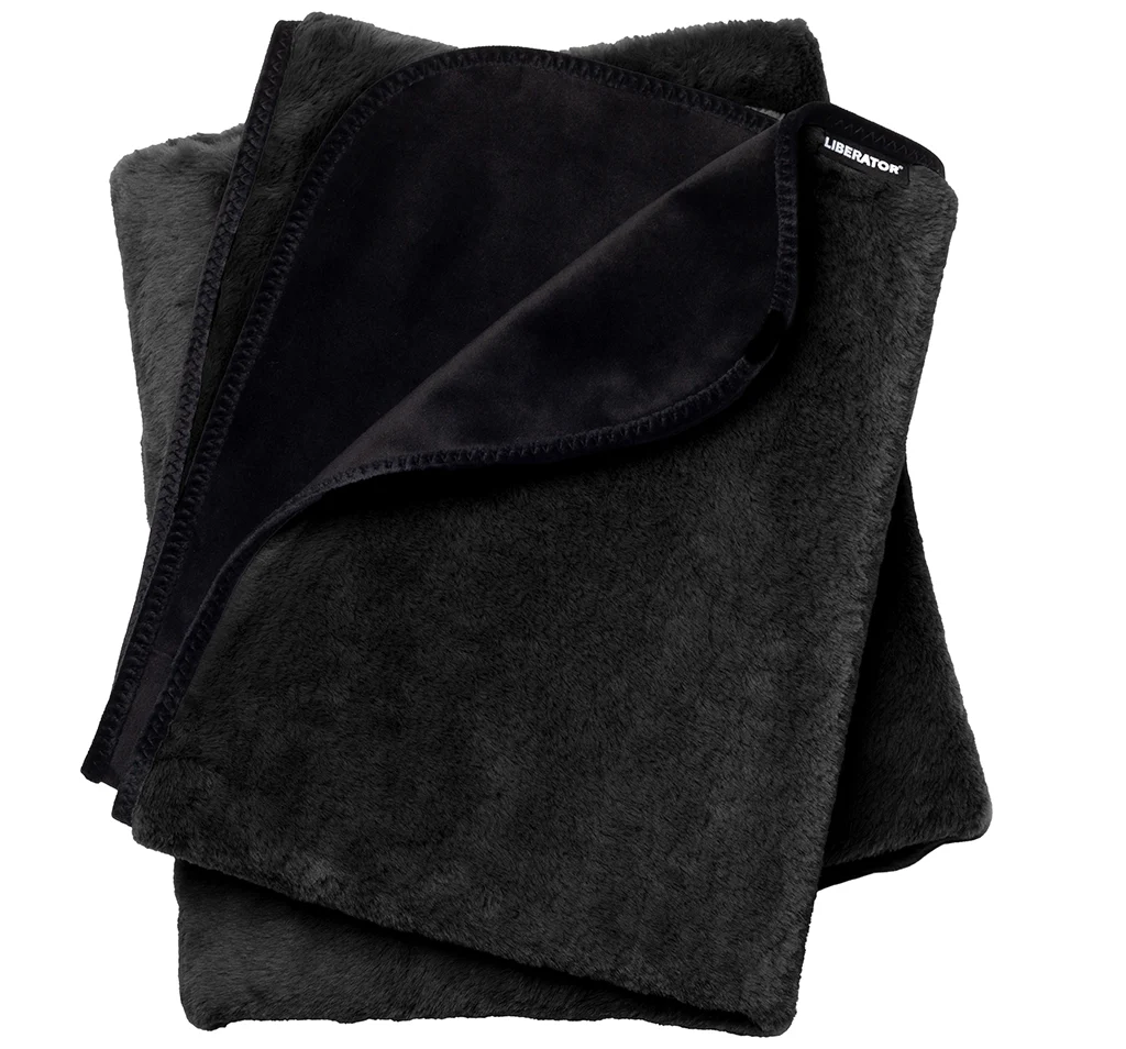 Fascinator Queen Faux Fur Throw in Black - Image 8
