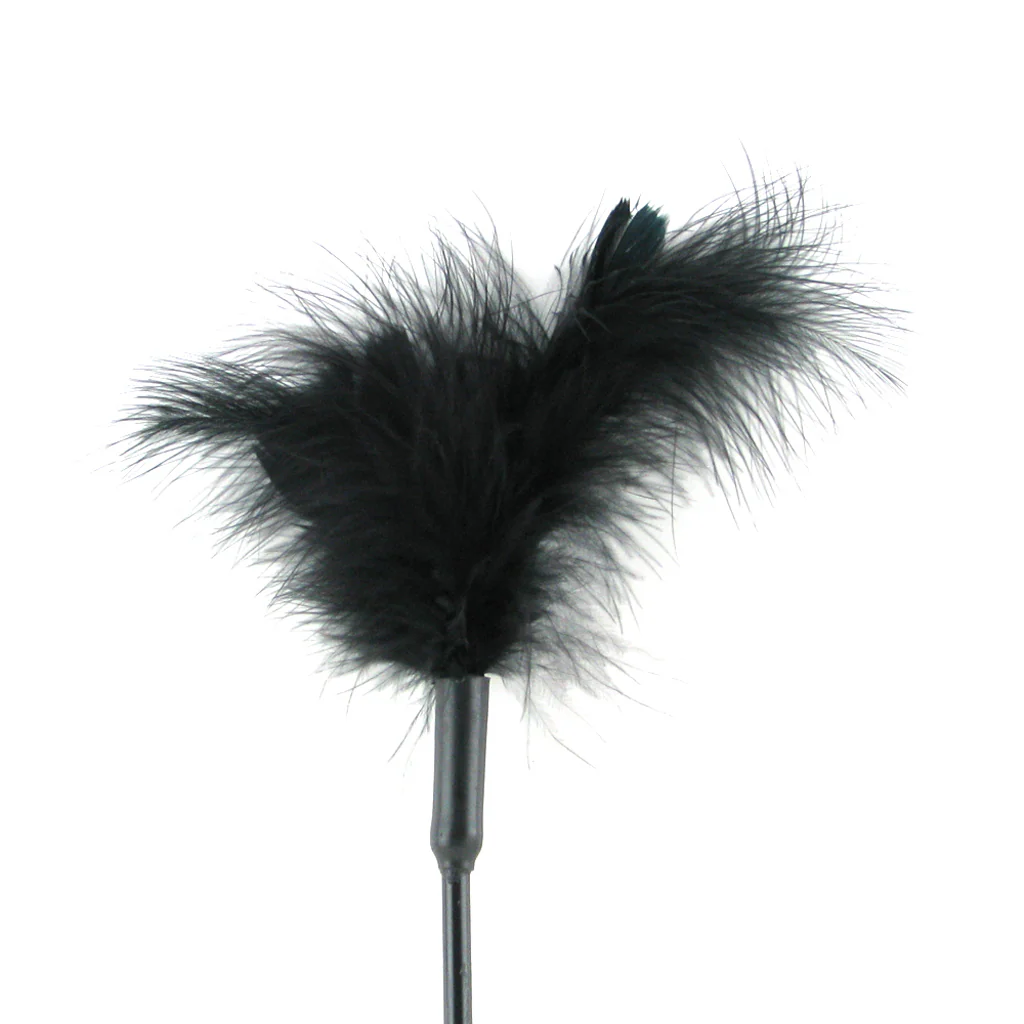 Feather Tickler 7 Inch in Black - Image 2
