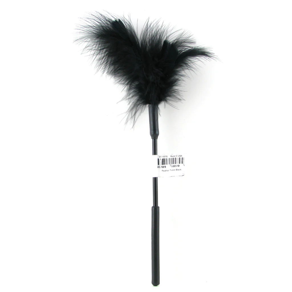 Feather Tickler 7 Inch in Black - Image 6