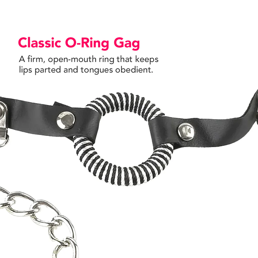 Fetish Fantasy Ltd O-Ring Gag & Nipple Clamps - Image 6