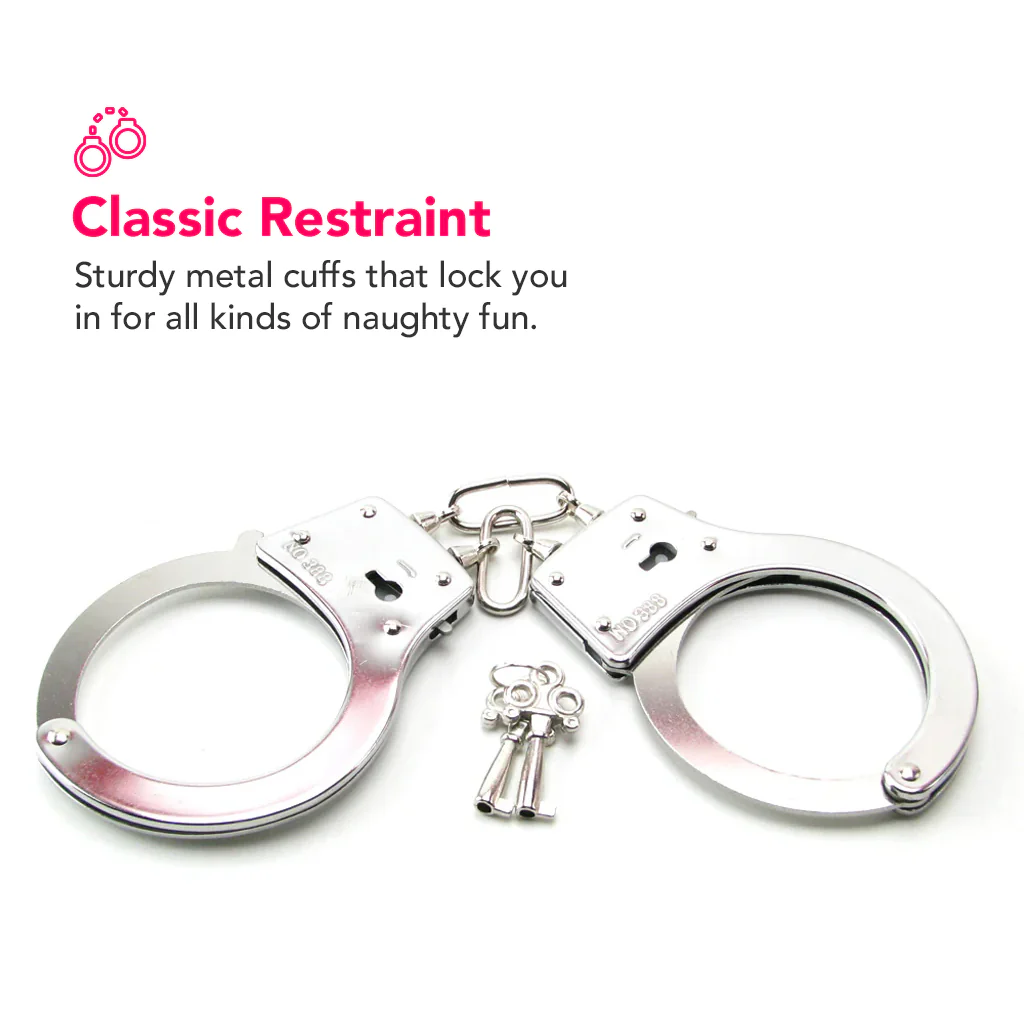 Fetish Fantasy Beginner's Metal Cuffs - Image 2