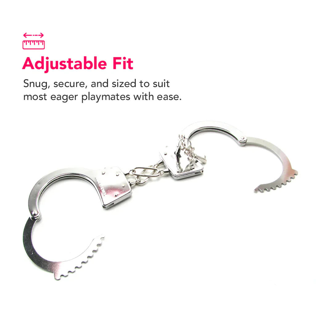 Fetish Fantasy Beginner's Metal Cuffs - Image 3