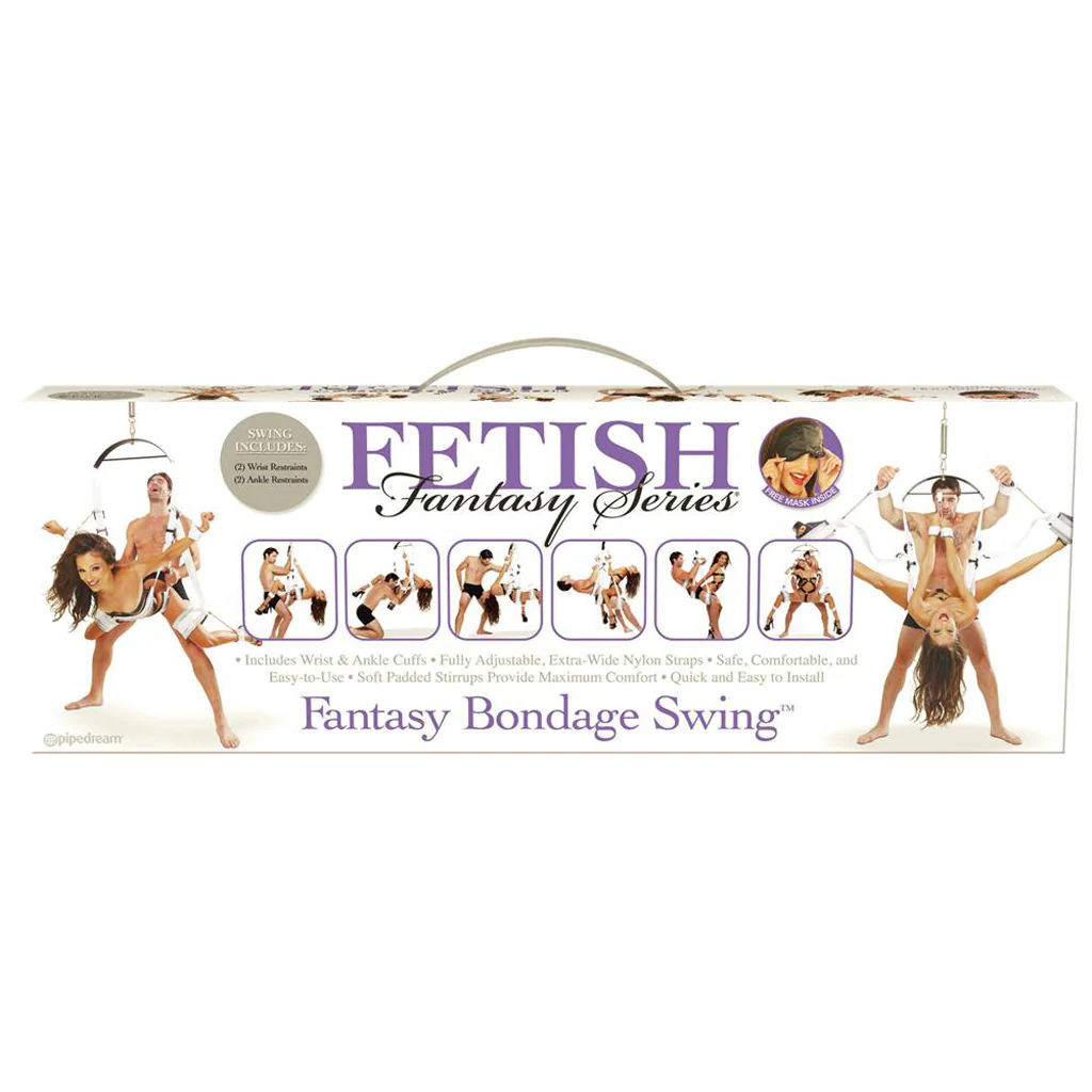 Fetish Fantasy Bondage Swing in White - Image 6