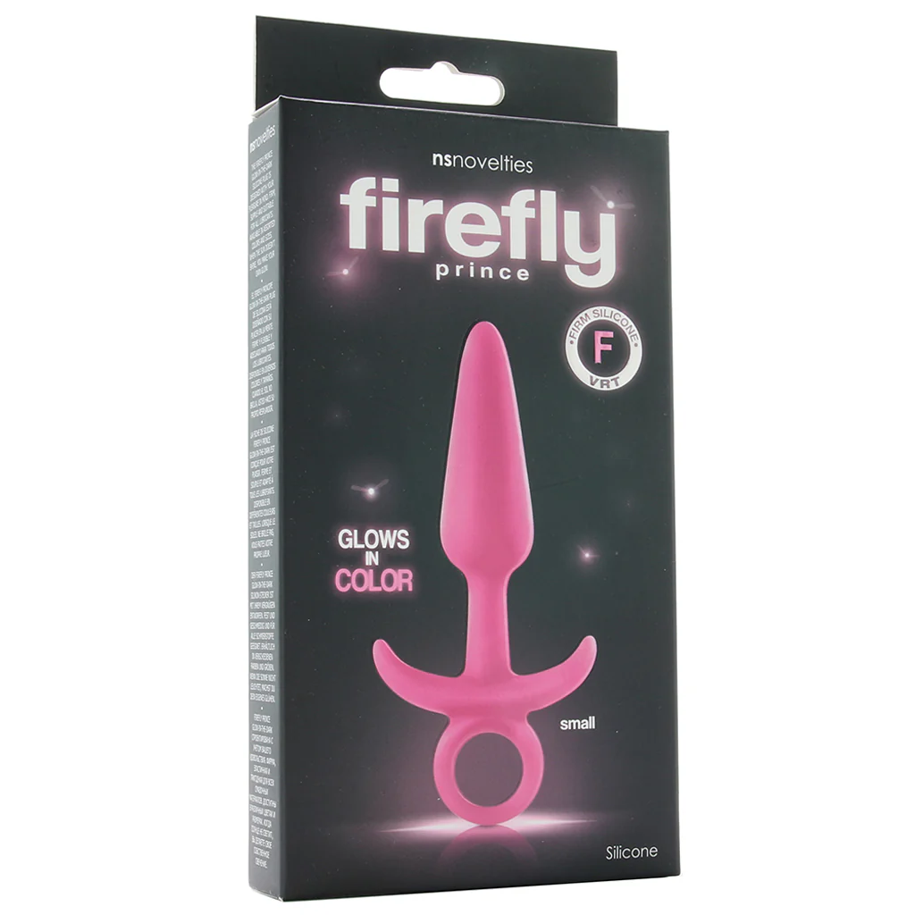 Firefly Prince Small Butt Plug in Glowing Pink - Image 6