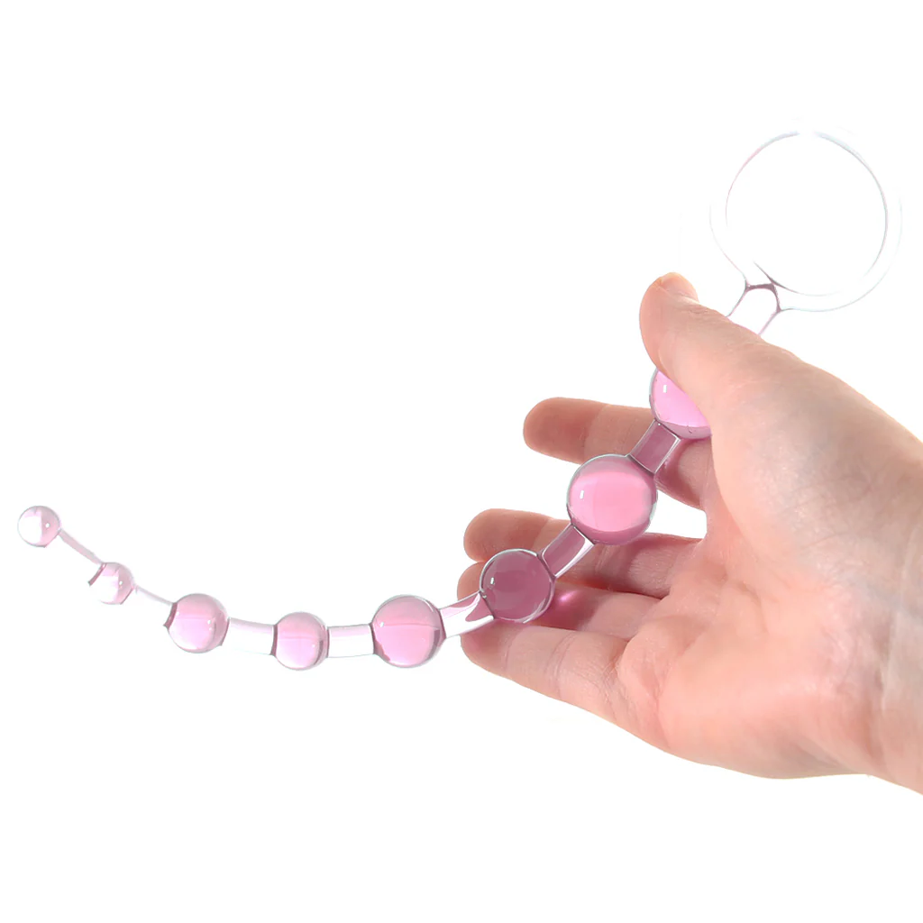 First Time Love Anal Beads in Pink - Image 4