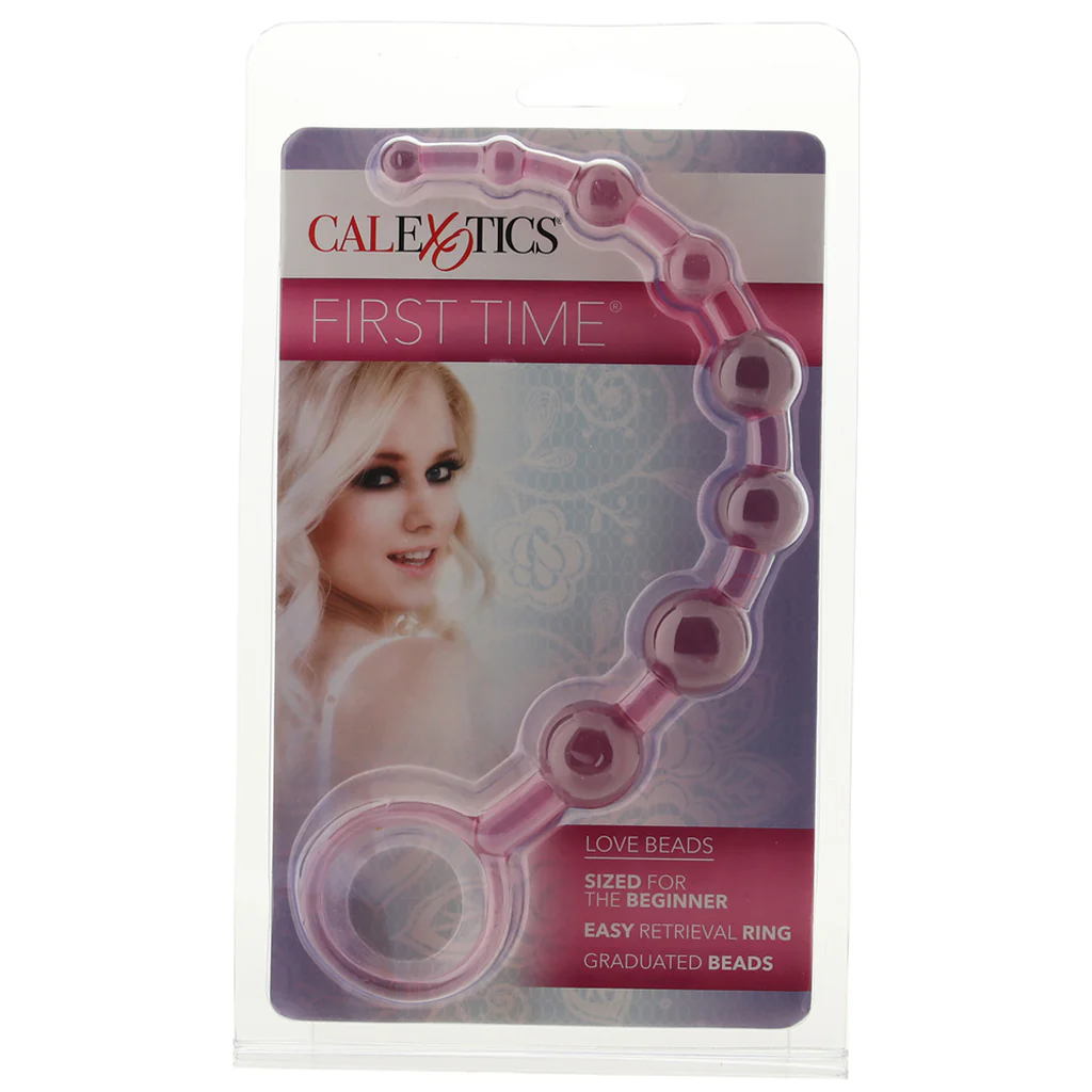 First Time Love Anal Beads in Pink - Image 6