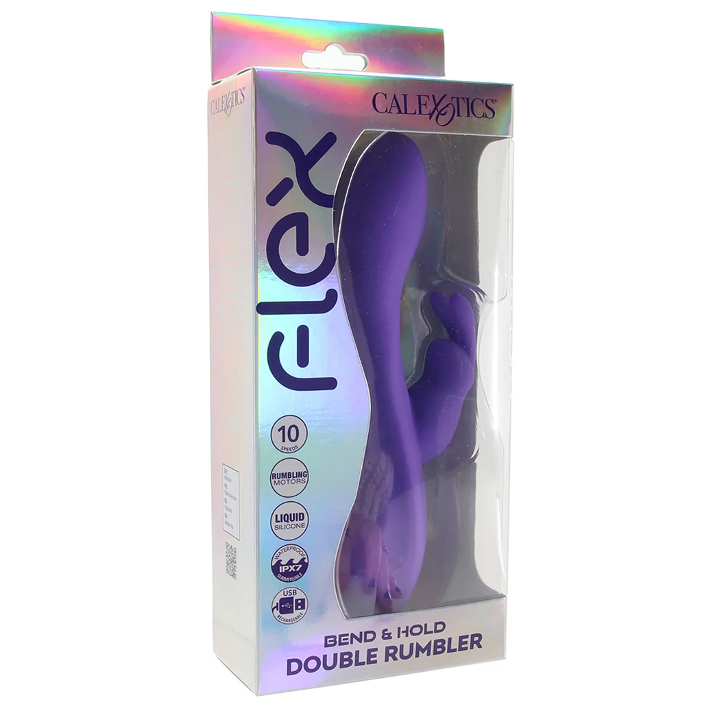 Flex Bend & Hold Double Rumbler Rabbit Vibe - Image 6