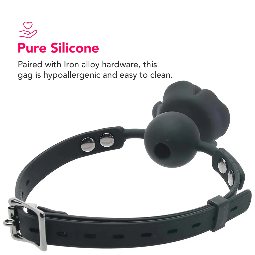 Forbidden Removable Rose Gag - Image 3