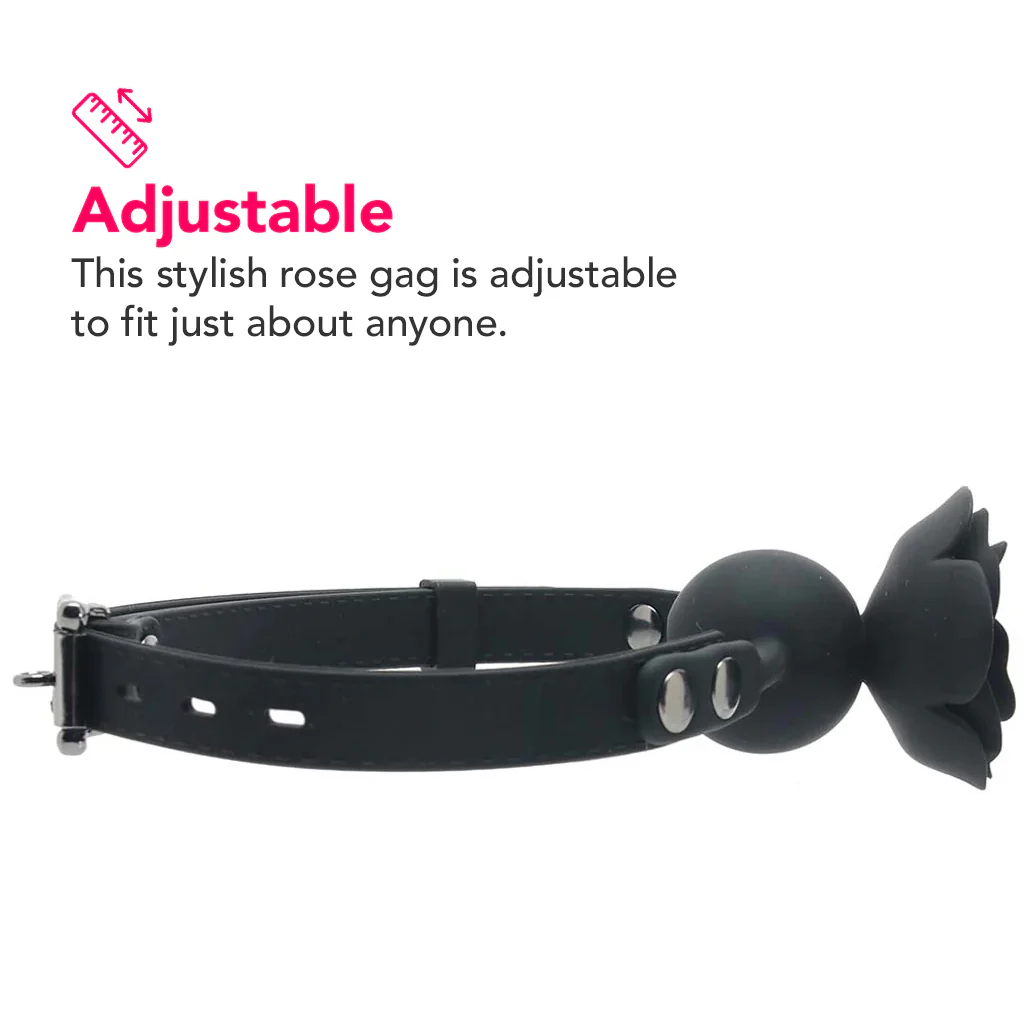 Forbidden Removable Rose Gag - Image 5