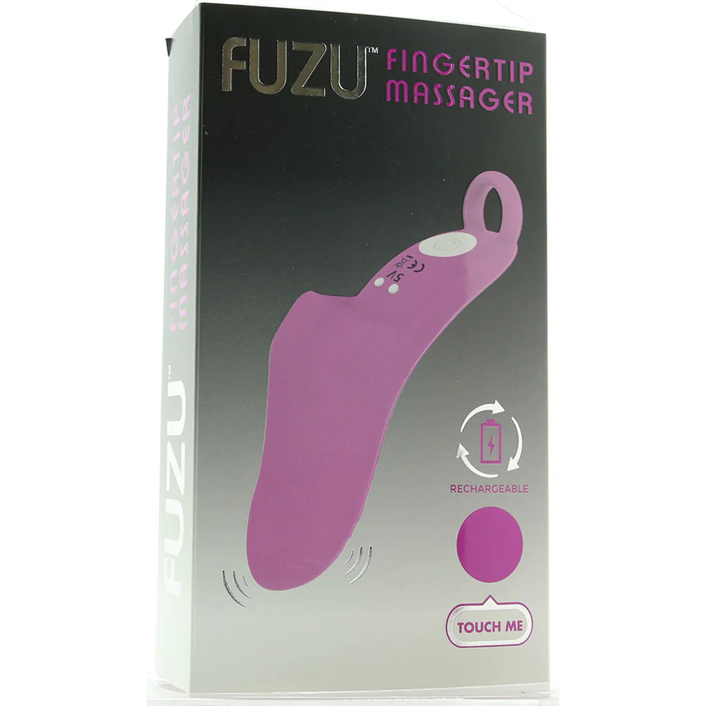Fuzu Silicone Fingertip Massager Vibe in Purple - Image 6