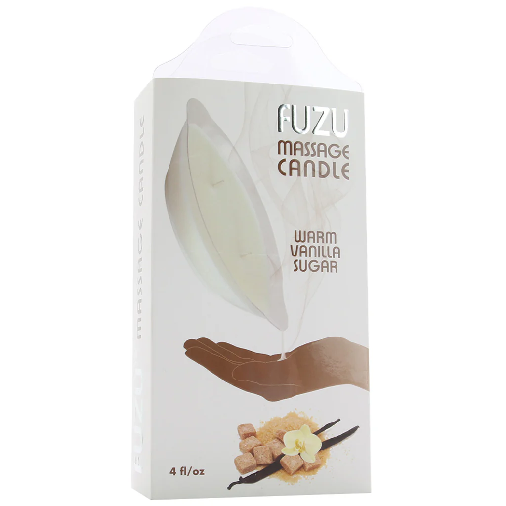 Fuzu Warm Vanilla Sugar Massage Candle in 4oz - Image 6