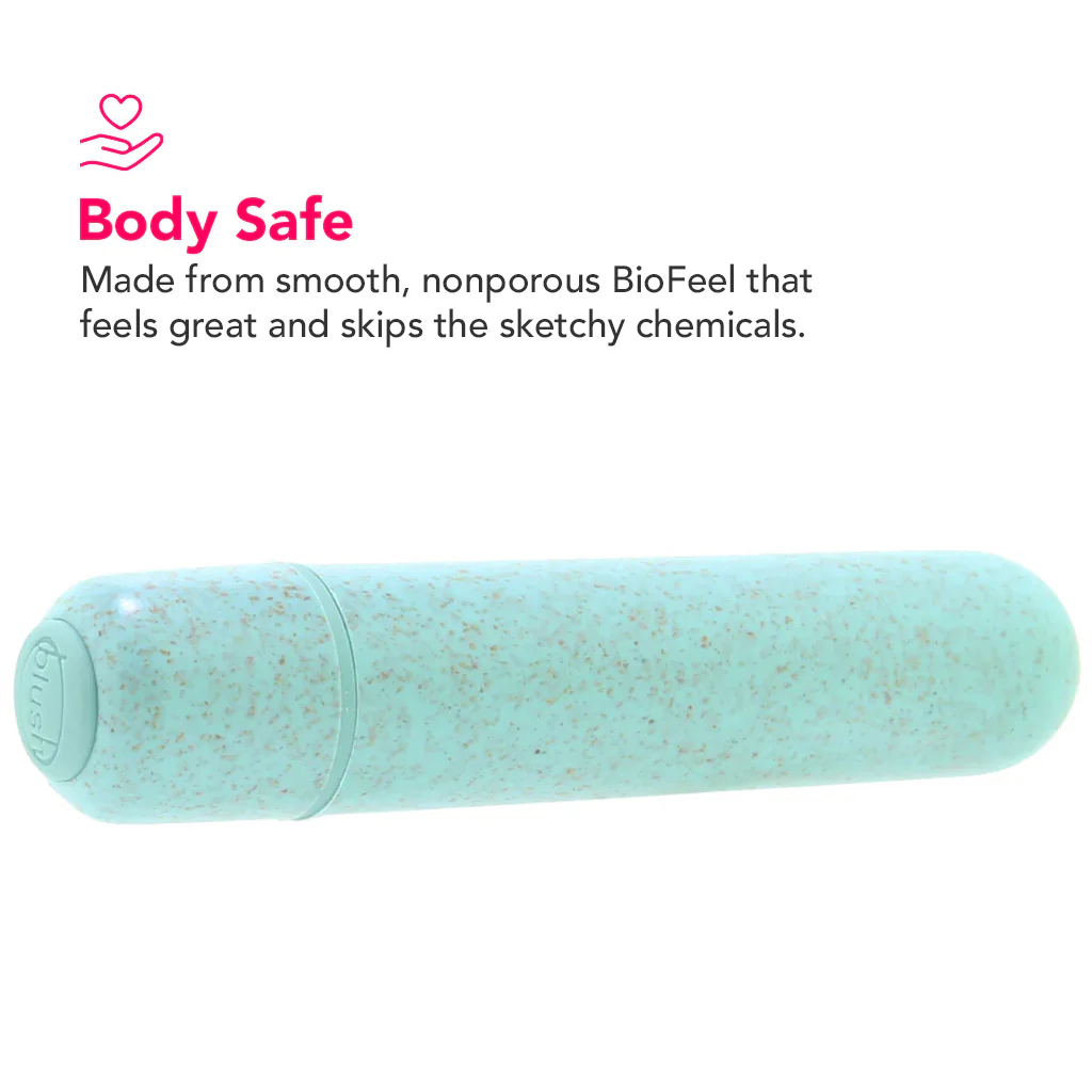 Gaia BioFeel Biodegradable Bullet Vibe in Aqua - Image 5