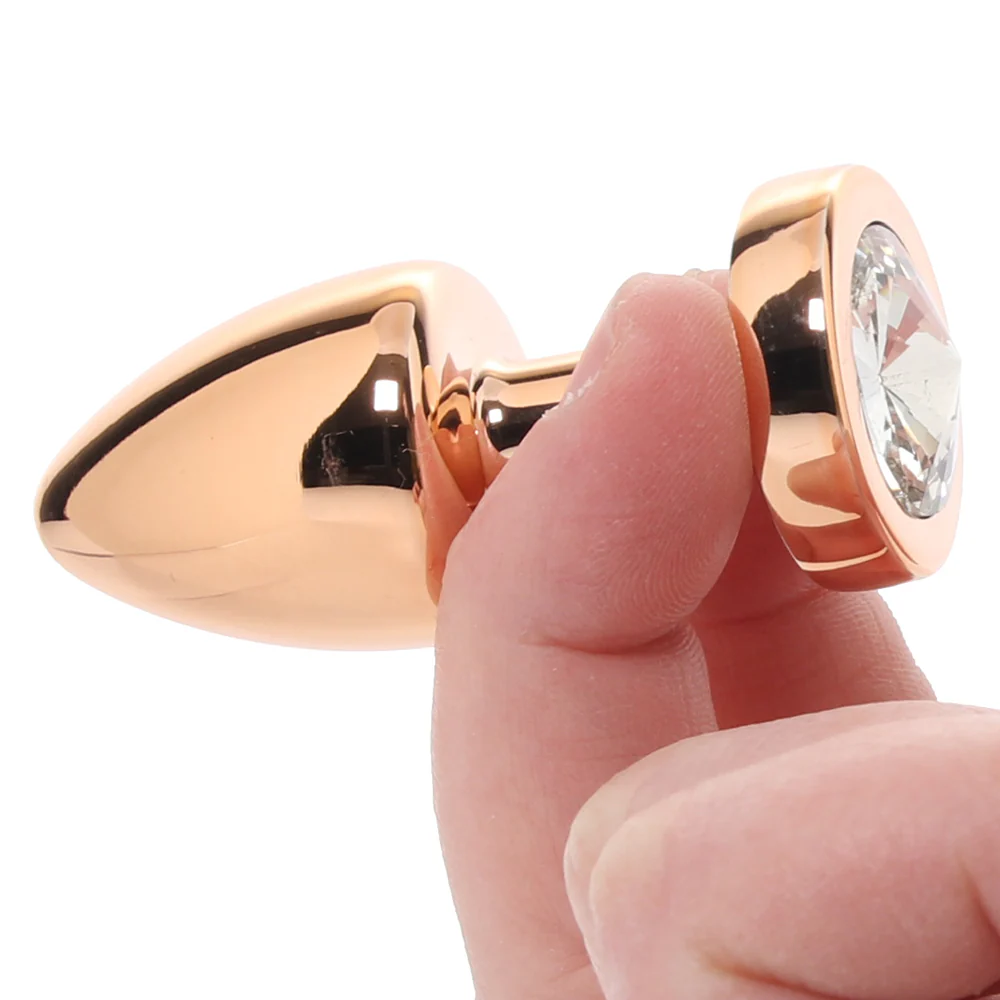 Gemsations 2 Inch Beginners Bling Bling Plug in Rose Gold - Image 4