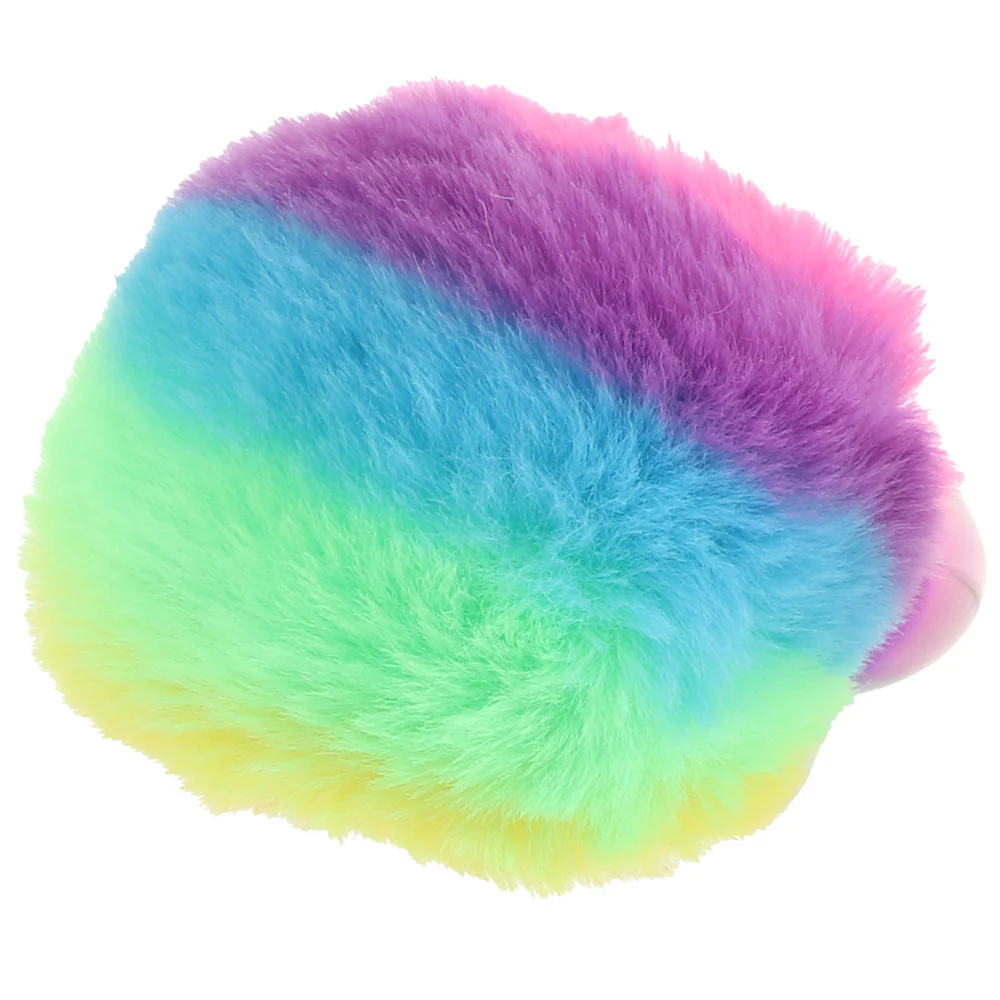 Gemsations 3 Inch Bunny Tail Butt Plug in Rainbow - Image 5