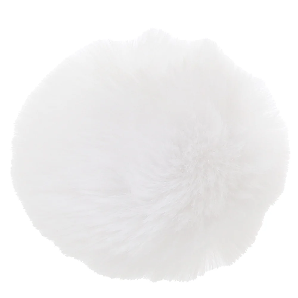 Gemsations 3 Inch Bunny Tail Butt Plug in Silver - Image 5