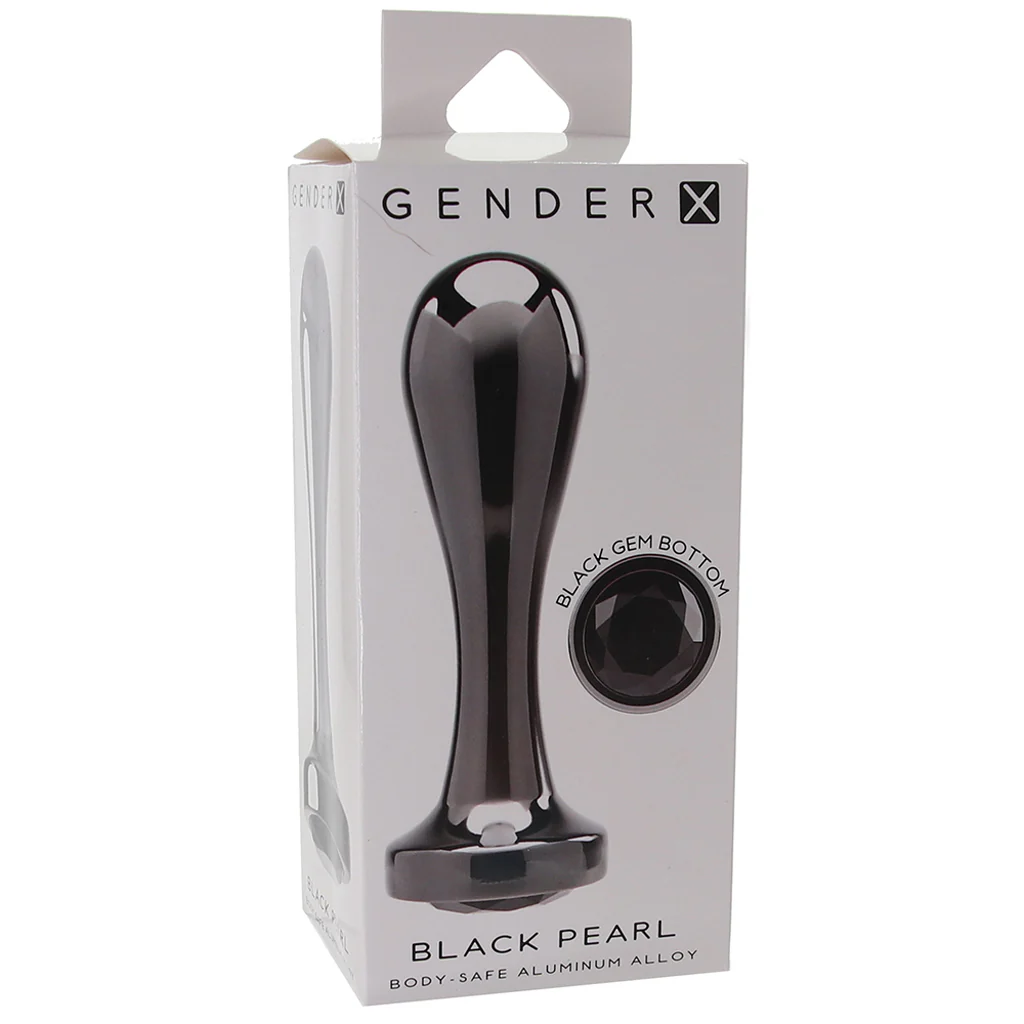 Gender X Black Pearl Metal Plug - Image 6