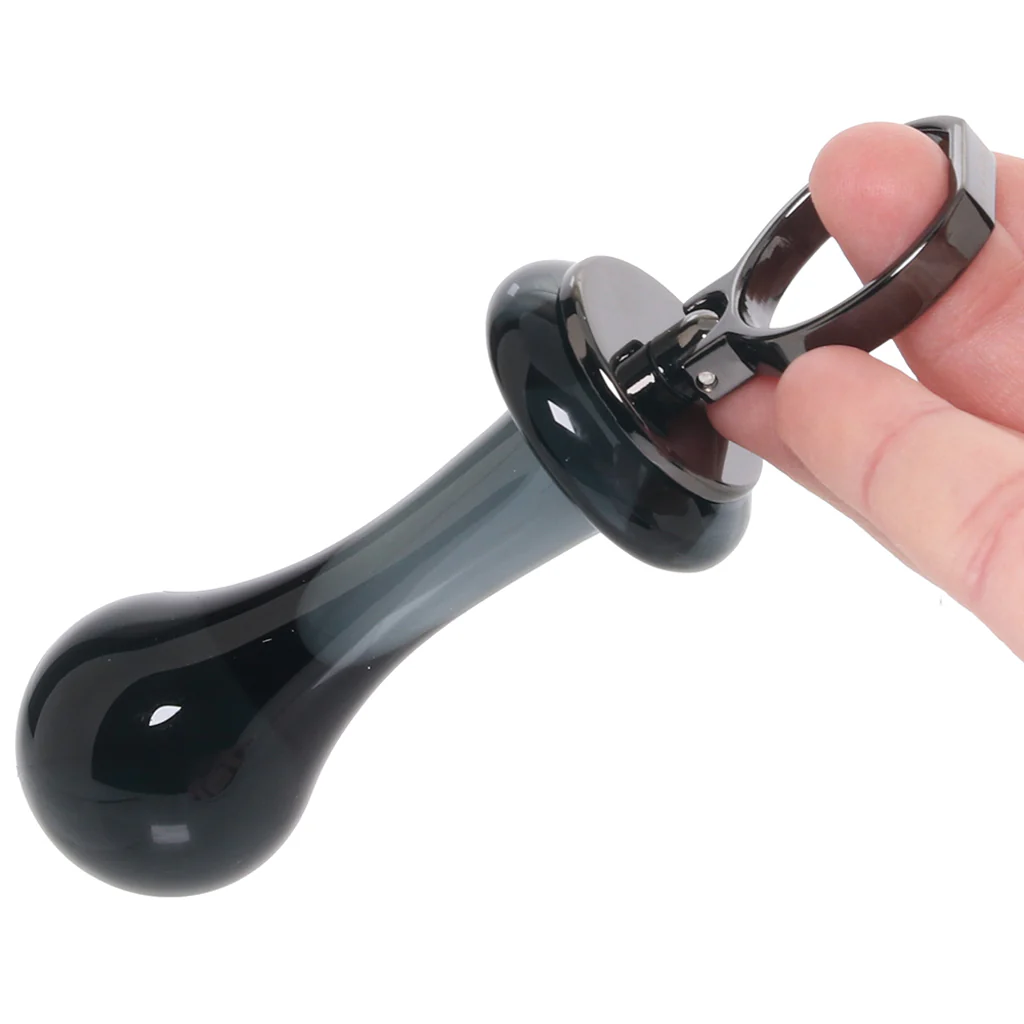 Gender X Blow Pop Glass Plug in Black - Image 4