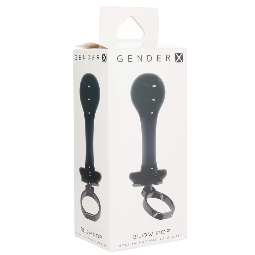 Gender X Blow Pop Glass Plug in Black - Image 6