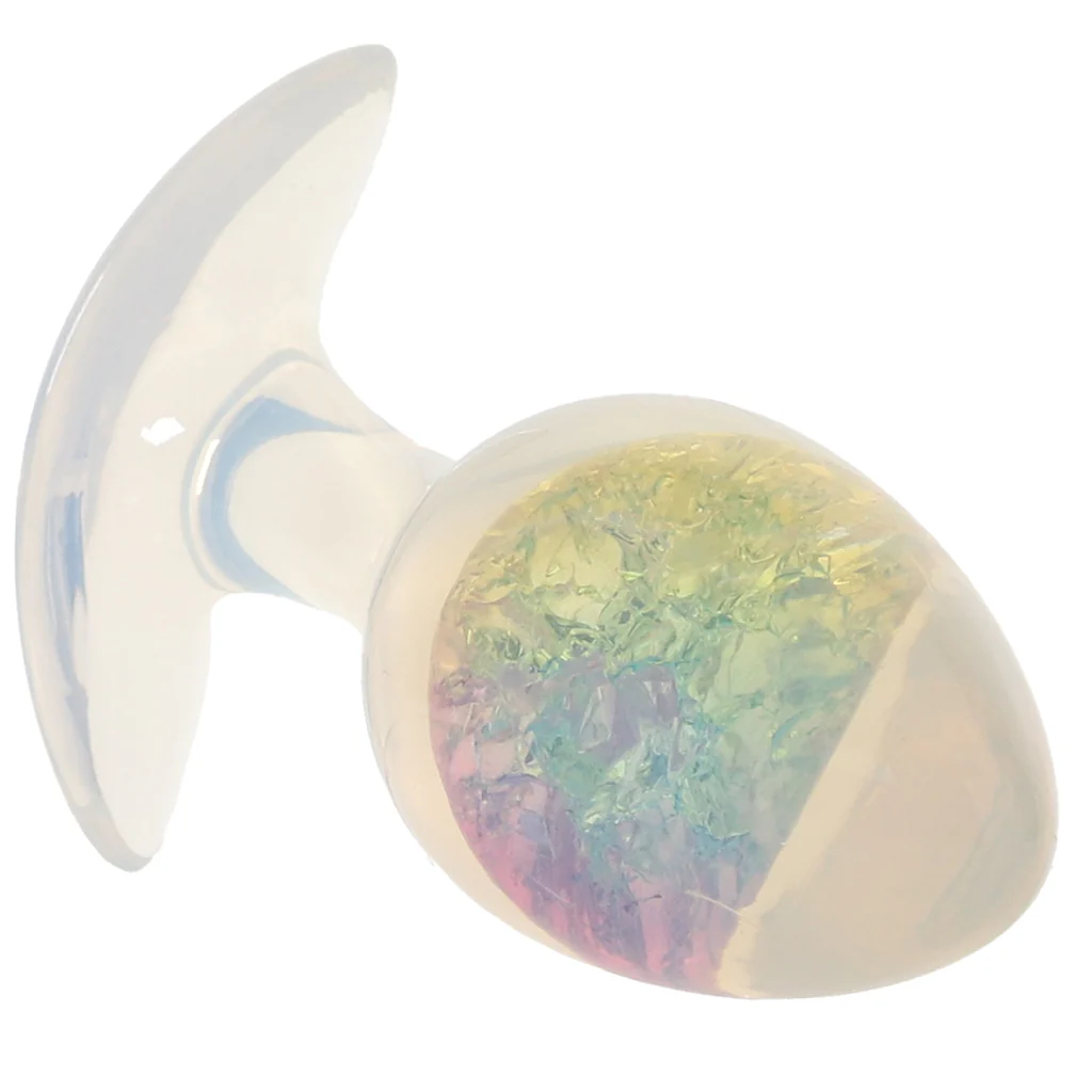 Glams Cosmic Rainbow Butt Plug in Medium - Image 2