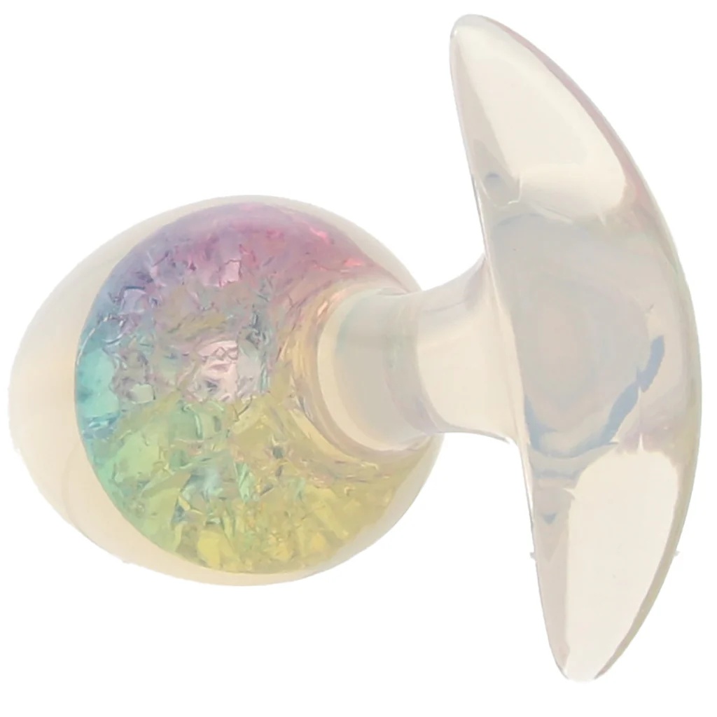 Glams Cosmic Rainbow Butt Plug in Medium - Image 5
