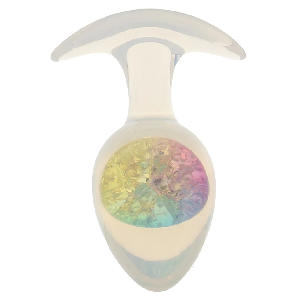 Glams Cosmic Rainbow Butt Plug in Medium - Image 7