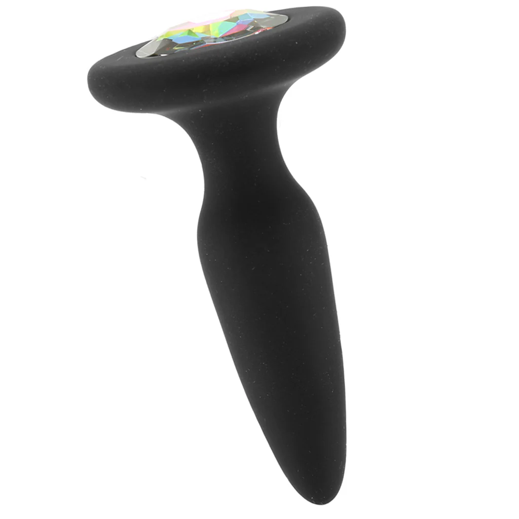 Glams Mini Rainbow Gem Silicone Butt Plug - Image 2