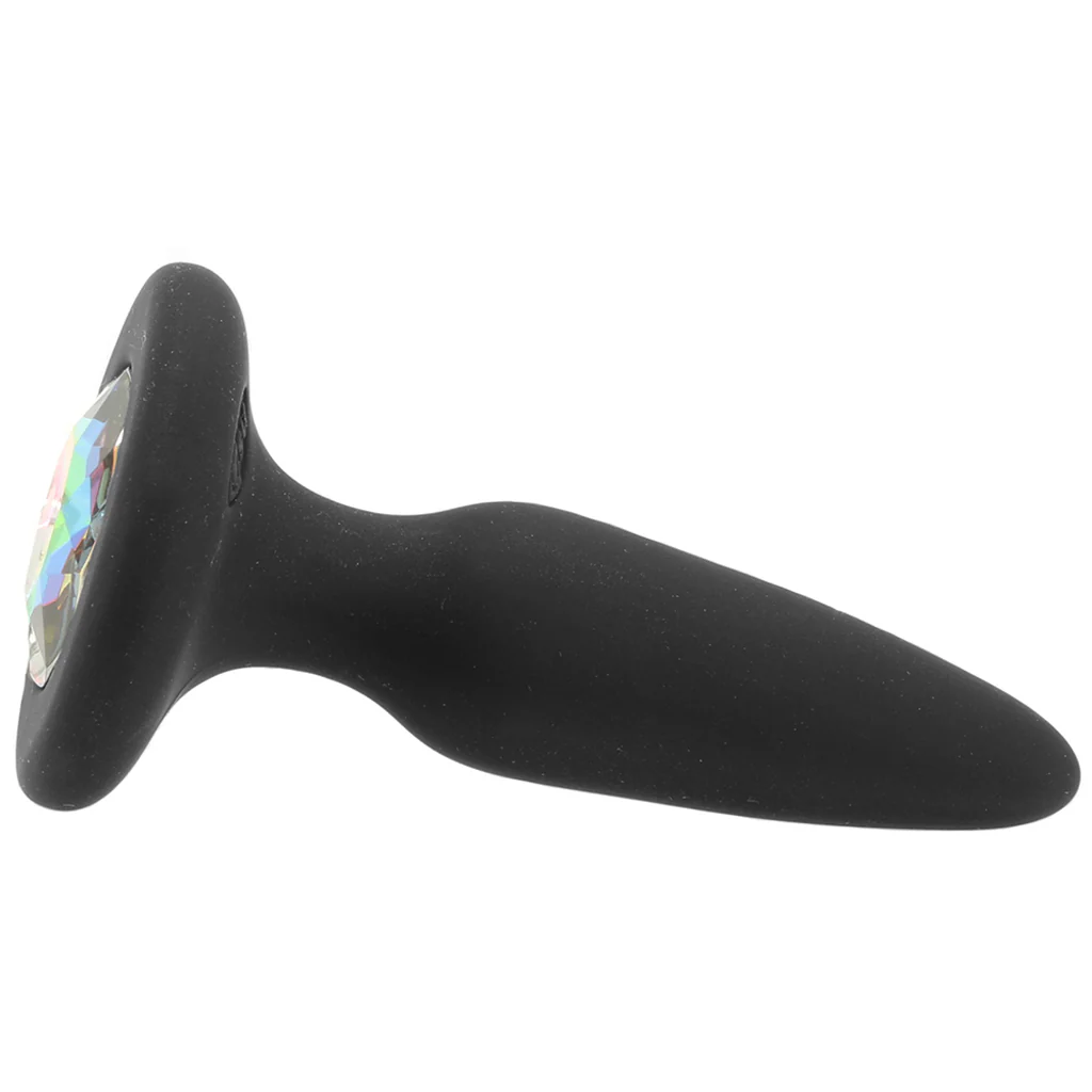 Glams Mini Rainbow Gem Silicone Butt Plug - Image 3