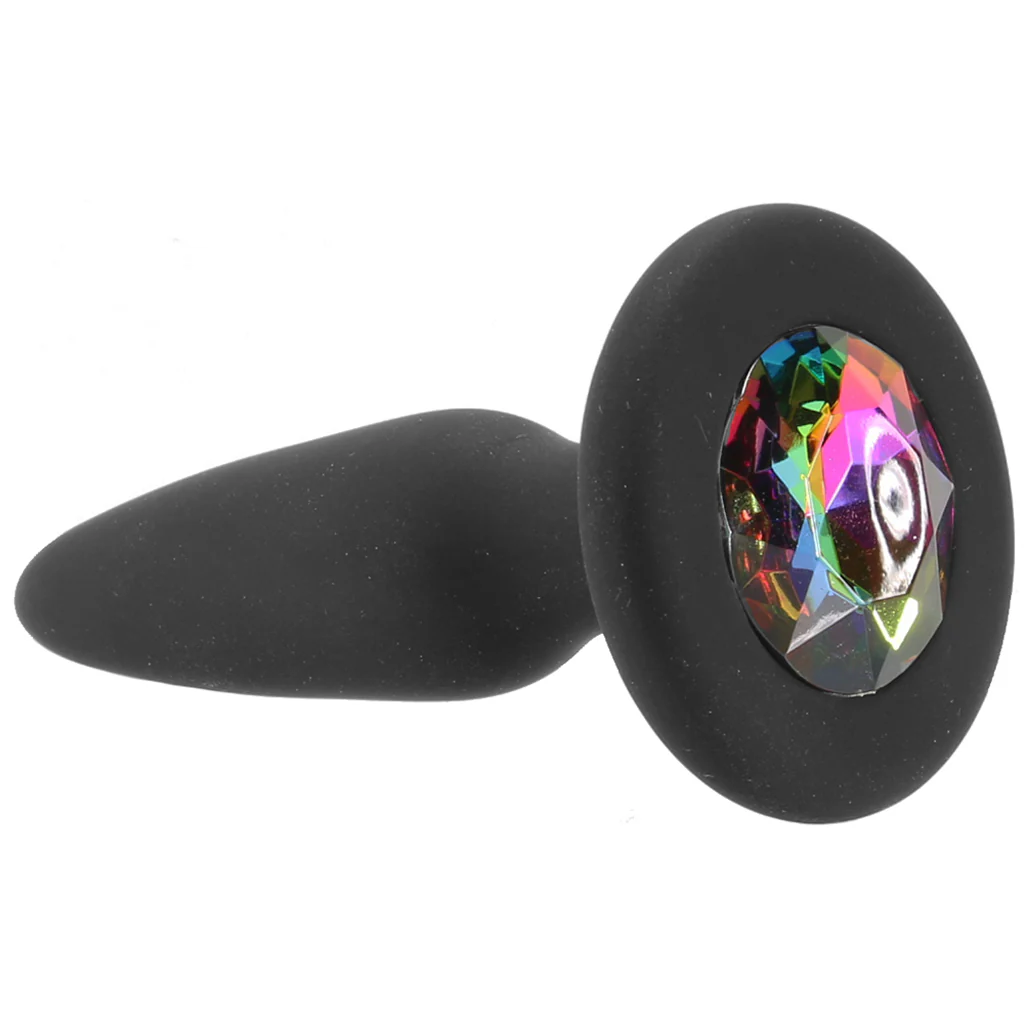 Glams Mini Rainbow Gem Silicone Butt Plug - Image 5