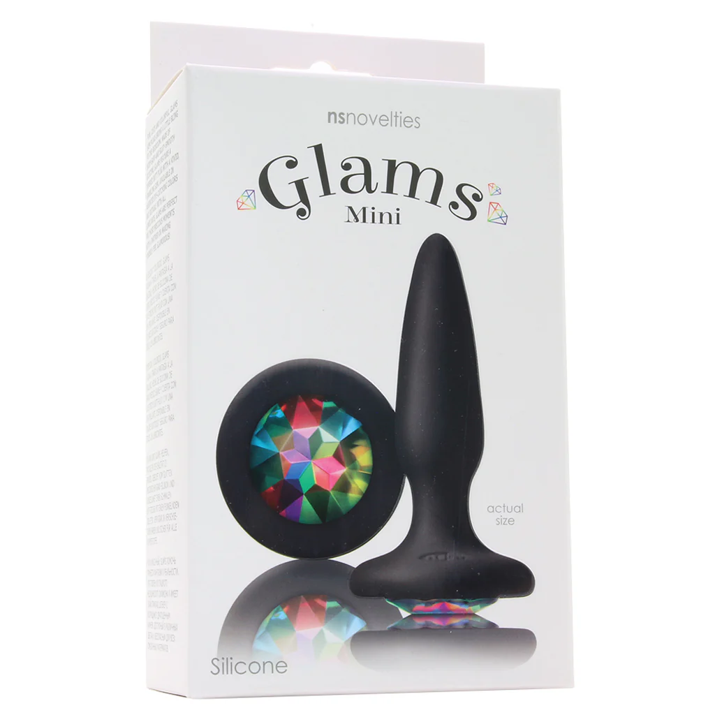 Glams Mini Rainbow Gem Silicone Butt Plug - Image 6