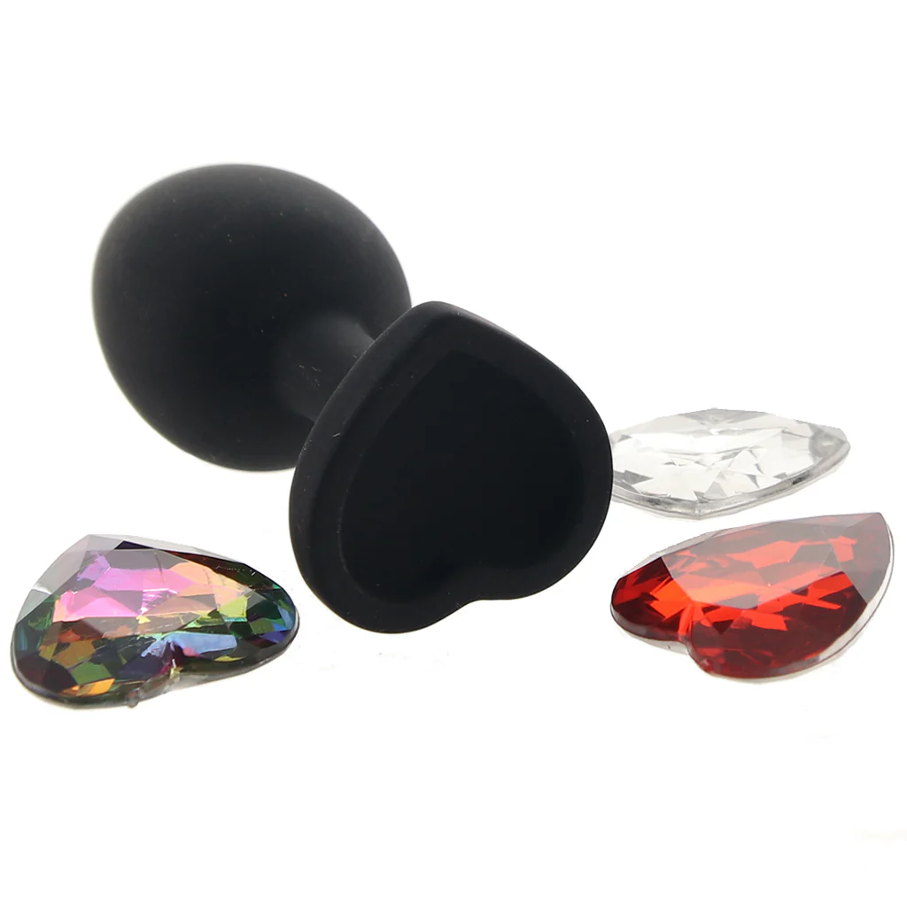 Glams Xchange Heart Gem Butt Plug in Small - Image 5
