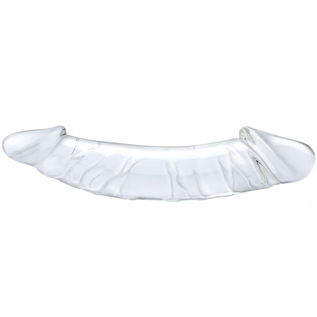 gläs 10.5 Inch Girthy Realistic Double Ended Dildo - Image 3