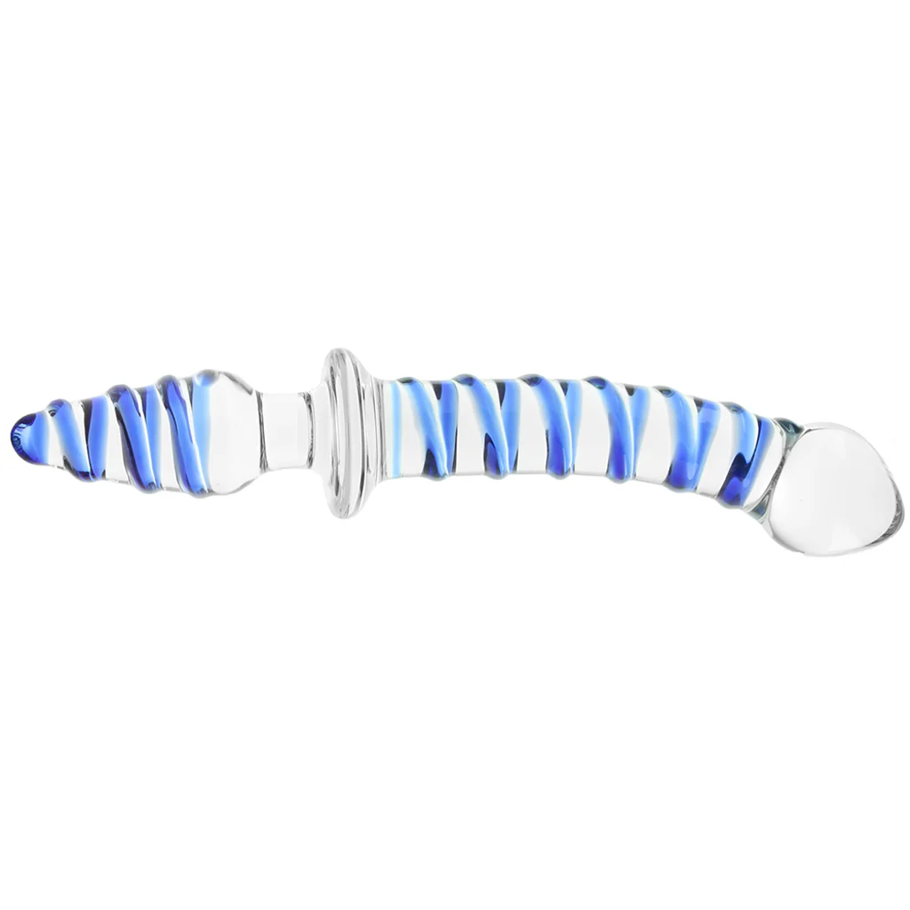 gläs 10 Inch Mr. Swirly Double Dildo & Butt Plug - Image 3