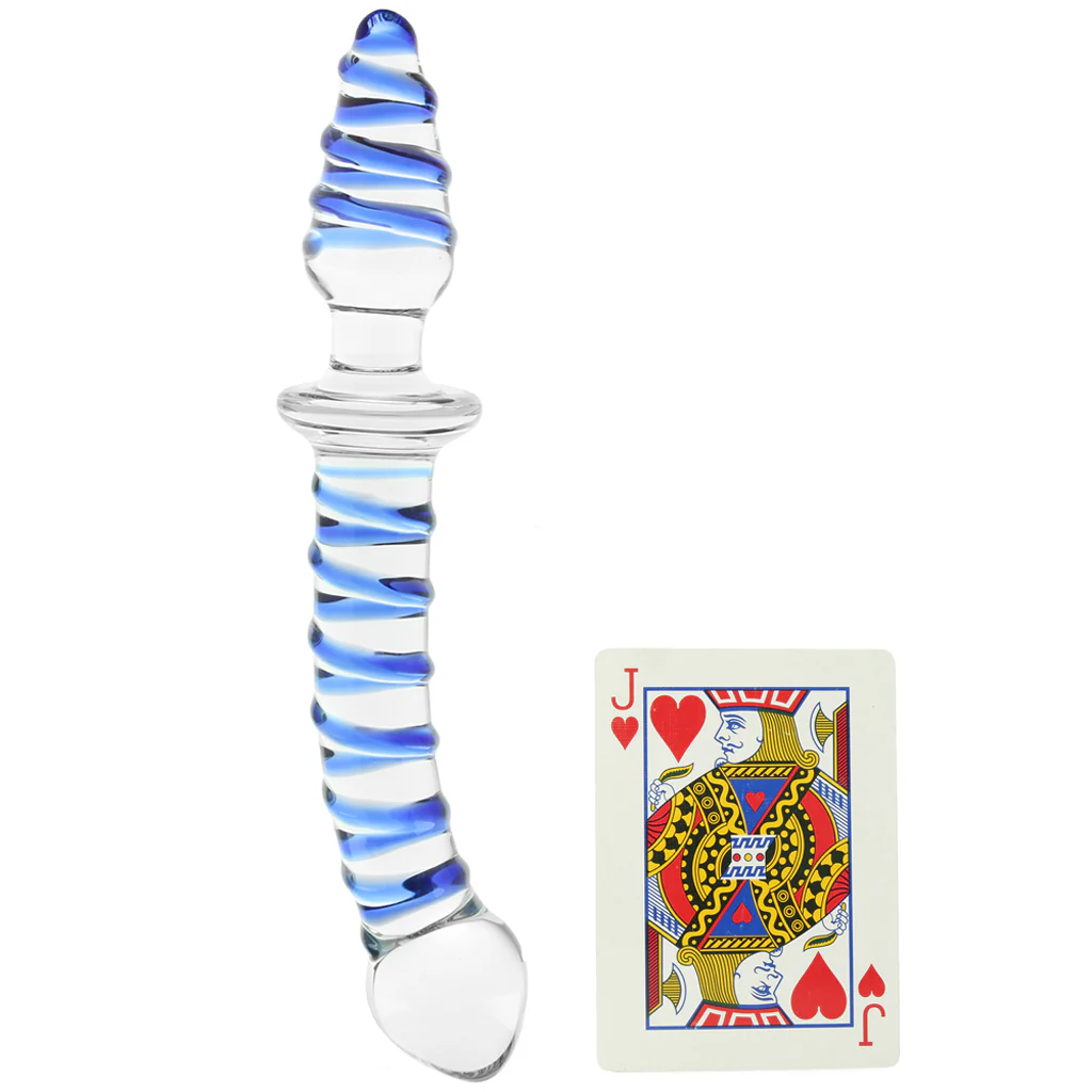 gläs 10 Inch Mr. Swirly Double Dildo & Butt Plug - Image 4