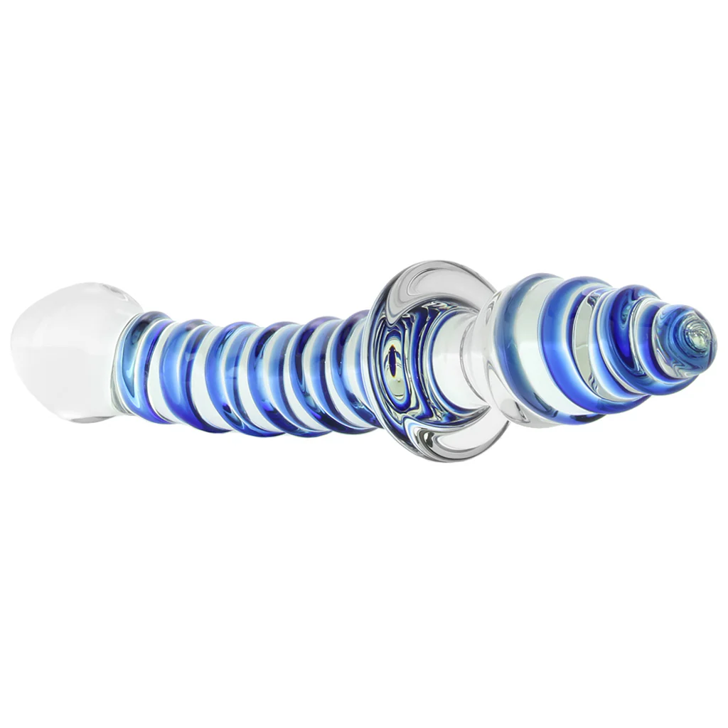 gläs 10 Inch Mr. Swirly Double Dildo & Butt Plug - Image 5