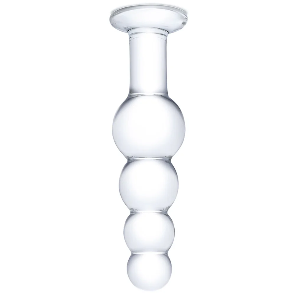 gläs 7.25 Inch Beaded Butt Plug - Image 5