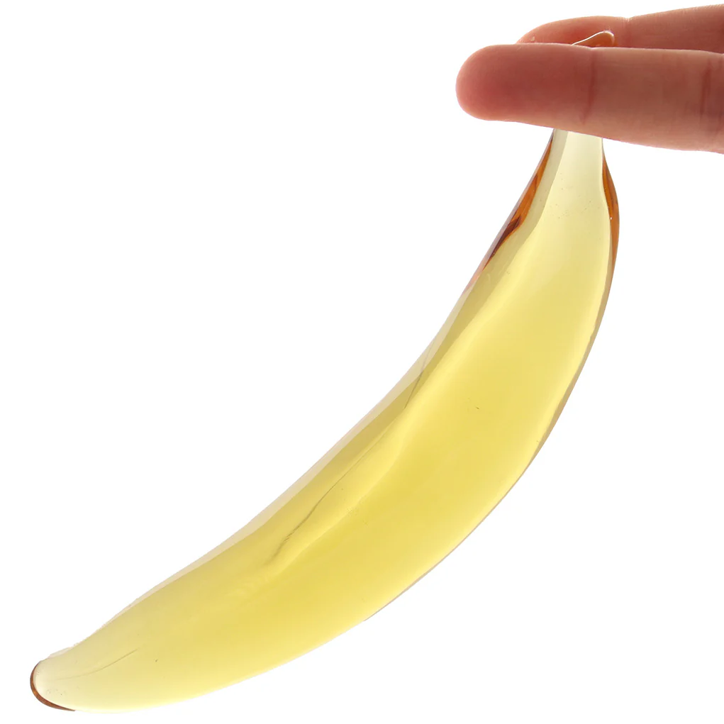 gläs Banana Joy Glass Dildo - Image 7