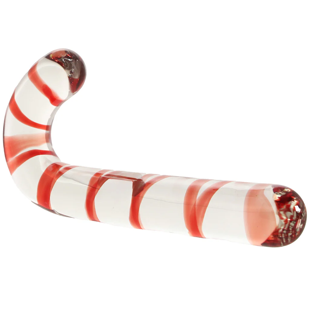 gläs Candy Cane Dream Glass Dildo - Image 2