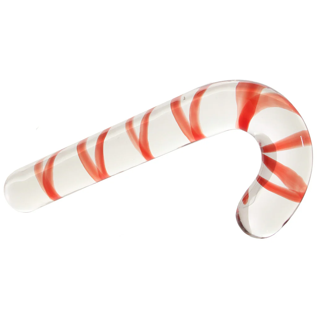 gläs Candy Cane Dream Glass Dildo - Image 5